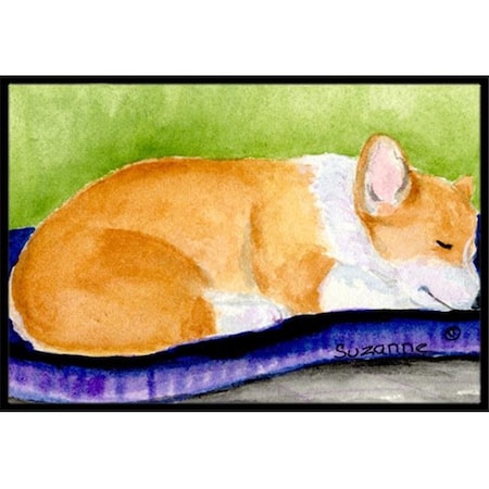 Carolines Treasures Carolines Treasures SS8920MAT Corgi Indoor Outdoor Mat - 18 x 27 in. SS8920MAT